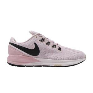 NIKE Women's AIR ZOOM STRUCTURE 22 Platinum Violet/Black Athletic Sneakers 9